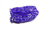 Purple White and Blue Drawstring Dice Bag, DND, Dice Pouch