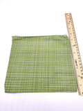 Green Grid Zip Pouch