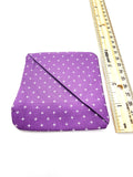 Purple Cross Fabric Corner Bookmark, Cup Coaster