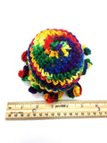 Rainbow Octopus, Stuffed Animal Creature, Hand Crochet Toy Plushie