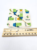 Cactus Cat Fabric Corner Bookmark, Cup Coaster