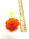 Orange Octopus Keychain, Stuffed Animal, Hand Crochet Toy Plushie