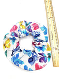 Butterfly Hair Scrunchie, Elastic Cotton Fabric Hair Tie