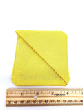 Yellow Fabric Corner Bookmark, Cup Coaster, Book Corner Marker