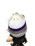 Demisexual Beanie Winter Hat, Hand Knit Hat