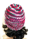 Cozy Christmas Handmade Knit Beanie, Stretchy Holiday Hat