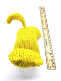 Yellow Kitty, Stuffed Animal Cat, Hand Knit Toy Plushie