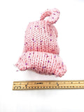 Pink Kitty, Stuffed Animal Cat, Hand Knit Toy Plushie