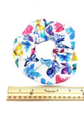 Butterfly Hair Scrunchie, Elastic Cotton Fabric Hair Tie