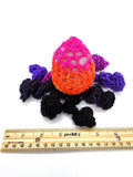 Multicolor Octopus, Stuffed Animal Creature, Hand Crochet Toy Plushie