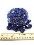 Blue Octopus, Stuffed Animal Creature, Hand Crochet Toy Plushie