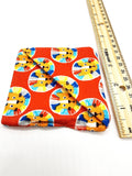 Cat Fabric Corner Bookmark, Cup Coaster