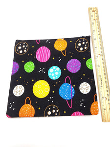 Galaxy Planet Zip Pouch