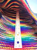 Rainbow Handmade Messenger Bag, Purse, Long Strap Bag, Handcrafted Yarn Bag