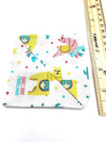 Llama Fabric Corner Bookmark, Cup Coaster