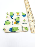 Cactus Cat Fabric Corner Bookmark, Cup Coaster