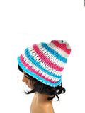 Transgender Beanie Winter Hat, Hand Knit Hat