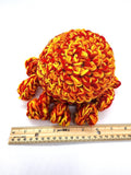 Multicolor Octopus, Stuffed Animal Creature, Hand Crochet Toy Plushie