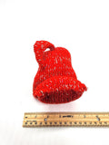 Red Kitty, Stuffed Animal Cat, Hand Knit Toy Plushie