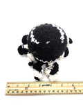 Black and White Octopus, Stuffed Animal Creature, Hand Crochet Toy Plushie