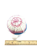 Transgender Pride Turtle, Stuffed Animal, Hand Knit Toy Plushie