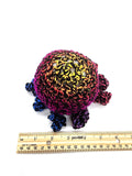 Multicolor Octopus, Stuffed Animal Creature, Hand Crochet Toy Plushie