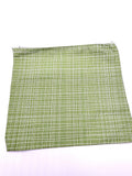 Green Grid Zip Pouch