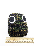 Camouflage Owl Stuffed Toy, Knit Animal Child Toy, Handmade Gift