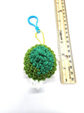 Green Turtle Keychain, Stuffed Animal, Hand Crochet Toy Plushie