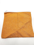 Orange Dot Zip Pouch