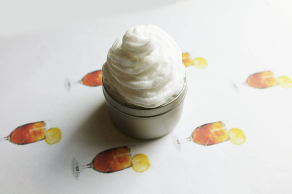 Lemon Tea Whipped Body Butter, Scented Vegan Whipped Mango Butter,  Body Butter, Whipped Lotion, Tin Jars, Valentines Gift