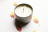 Lemon Tea Scented Candle Vegan Soy Wax, Homemade Home Gift Candles, Tin Container Candle