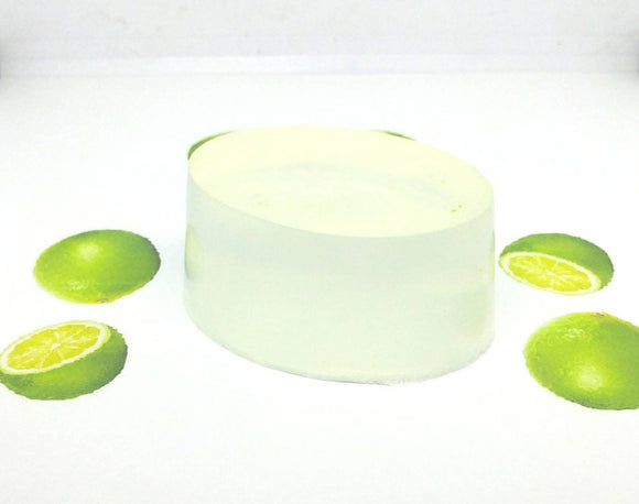 Lime Soap, Scented Handmade Vegan Glycerin Soap Bar, Valentines Gift