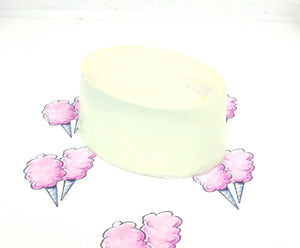 Cotton Candy Soap, Scented Handmade Vegan Glycerin Soap Bar