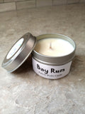 Bay Rum Scented Candle Vegan Soy Wax