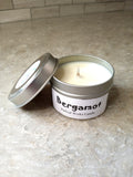 Bergamot Scented Handmade Vegan Candle