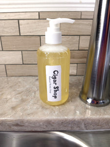 Cigar Shop Vegan Liquid Soap, Handmade Body Wash Castile Soap, Weird Home Gift Soap, Valentines Gift