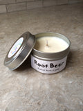 Root Beer Scented Candle, Vegan Candle, Homemade Candles,  Candles, Tin Candle, Container Candle, Valentines Gift