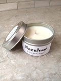 Hazelnut Scented Soy Candle