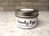 Candy Egg Whipped Body Butter, Scented Vegan Moisturizer,  Body Butter, Whipped Lotion, Tin Jars, Valentines Gift