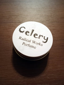 Celery Solid Perfume, Scented  Perfume, Cologne, Perfume Samples, Valentines Gift