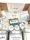 Fireplace Scented Gift Set - Bath Body Home - Wedding Christmas Birthday Gift, Christmas Gift