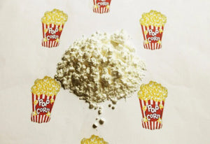 Buttered Popcorn Scented Body Powder, Vegan Gluten Free Arrowroot Powder, Talc Free
