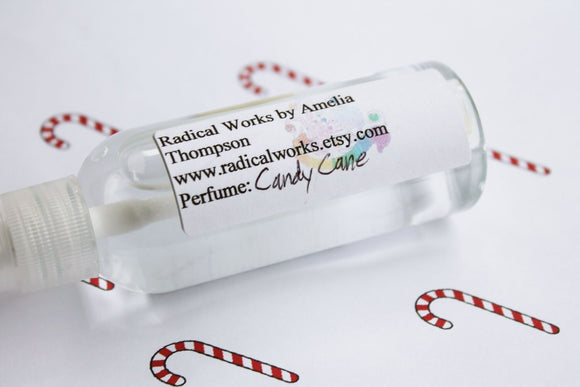 Candy Cane Perfume Spray - Cologne - Perfume Bottle - Natural Perfume - Perfume Atomizer - Perfume Samples