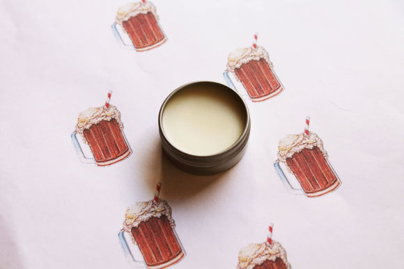 Root Beer Scented Lip Balm, Shea Butter Lip Balm, Lip Balm Tin, Lip Balm Favors, Valentines Gift