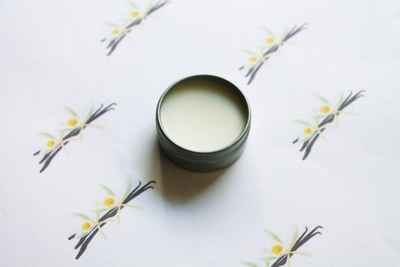 Vanilla Oak Scented Lip Balm - Natural Shea Butter  Lip Balm - Cocoa Butter - Lip Balm Tin - Lip Balm Favors - Matte Lipstick