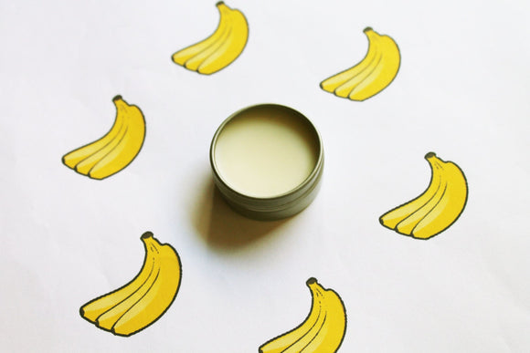 Banana Scented Lip Balm, Weird Gifts Lip Balm, Valentines Gift