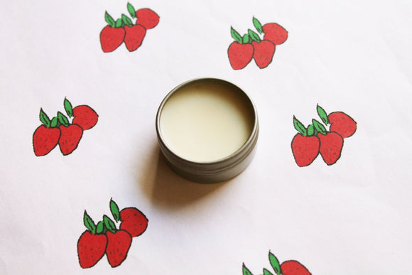 Strawberry Daiquiri Scented Lip Balm, Shea Butter Lip Balm, Lip Balm Tin, Lip Balm Favors, Valentines Gift