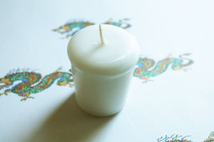 Dragons Blood Scented Votive Candle, Home Decor White Candles, Weird Gifts Candles, Valentines Gift