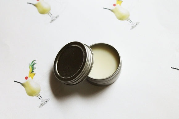 Pina Colada Scented Lip Balm, Shea Butter  Lip Balm, Lip Balm Tin, Lip Balm Favors,, Valentines Gift